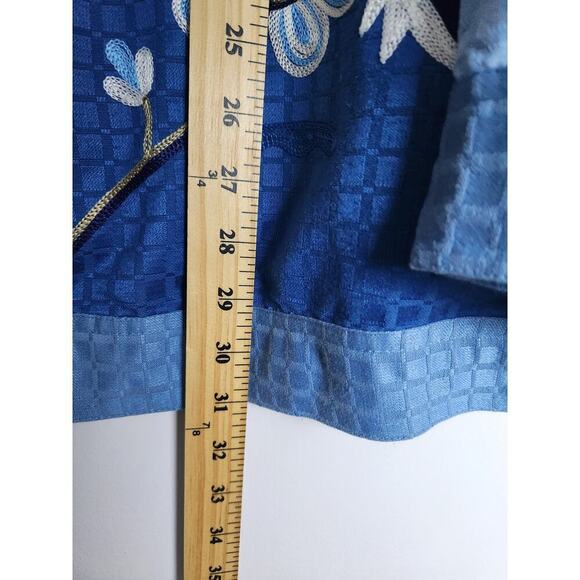 Indigo Moon Womens lined embroidered jacket sz 3X art to wear artsy boho teacher - Picture 8 of 9